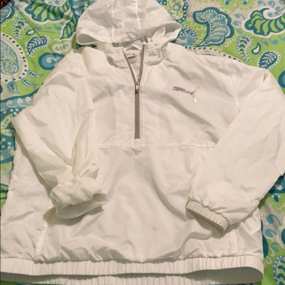 Puma logo windbreaker